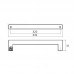 Ручка меблева MVM SS-1024-320 чорна (SS)