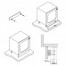 Кліпса цоколя до опори d = 28мм, Camar (308) 637.86.380 Клипса цоколя для опоры d = 28мм, Camar (308) 637.86.380