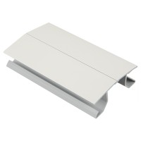 Кут універсальний до цоколя H=100мм білий матовий