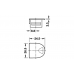 Корпус стяжки RAFIX TAB із пластиковою кришкою D20 mm (263.09.795) HAFELE Корпус стяжки RAFIX TAB із пластиковою кришкою D20 mm (263.09.795) HAFELE