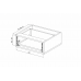 Комплект шухляди низької Matrix S Slim 2.0 з дотягом H135 L400 35 кг Чорний 51413323 Комплект шухляди низької Matrix S Slim 2.0 з дотягом H135 L400 35 кг Чорний 51413323