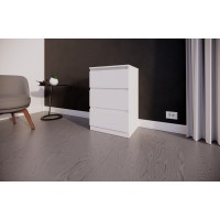 Комод на 3 шухляди білий 60х40х77.4см (VM3B600WH)